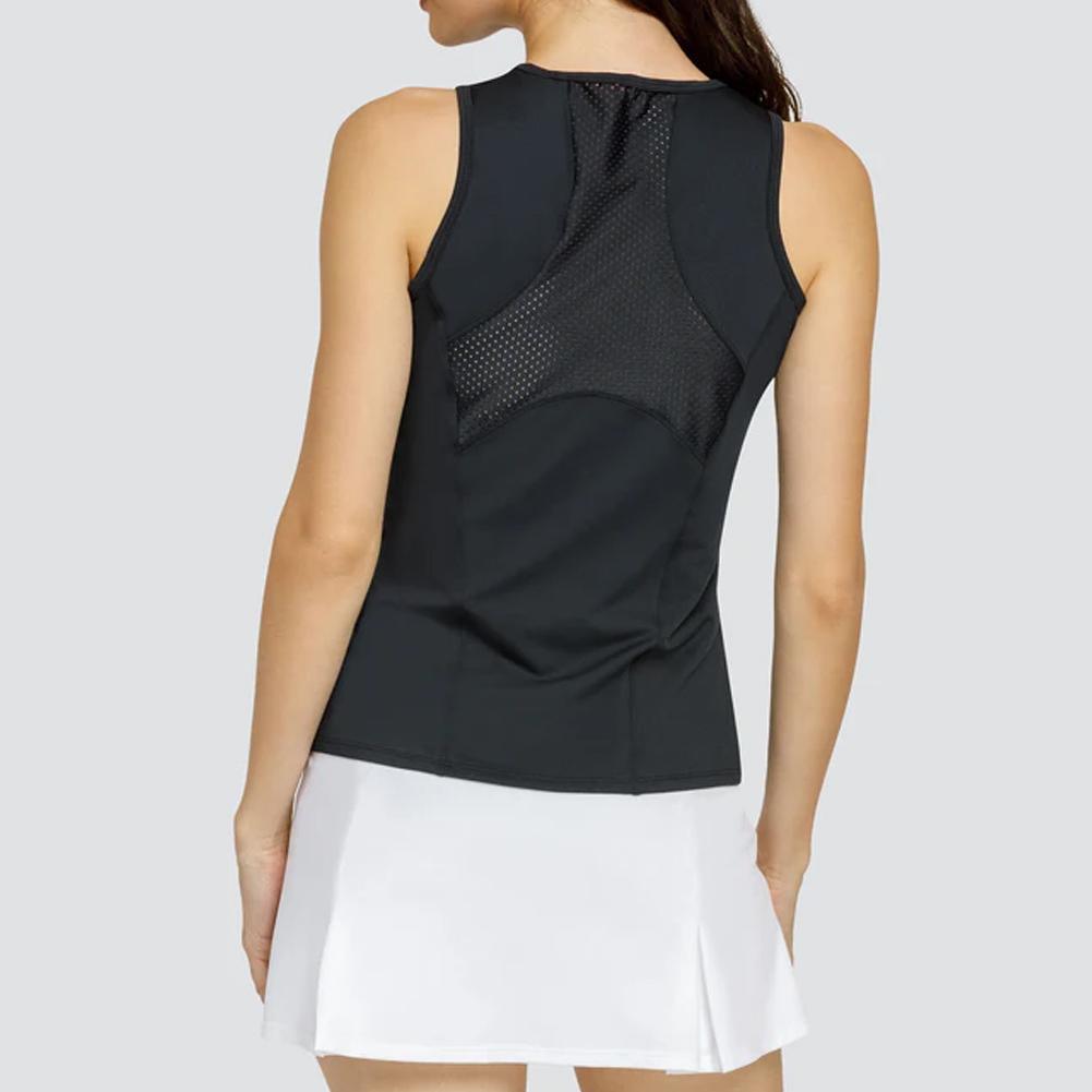 Women's Eudora Tennis Tank Onyx Womens Apparel TAIL S