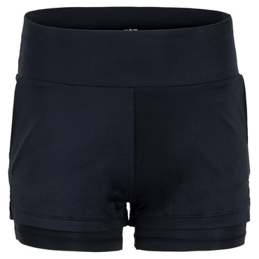 Women's Lulie 4 Inch Tennis Short Onyx Womens Apparel TAIL S