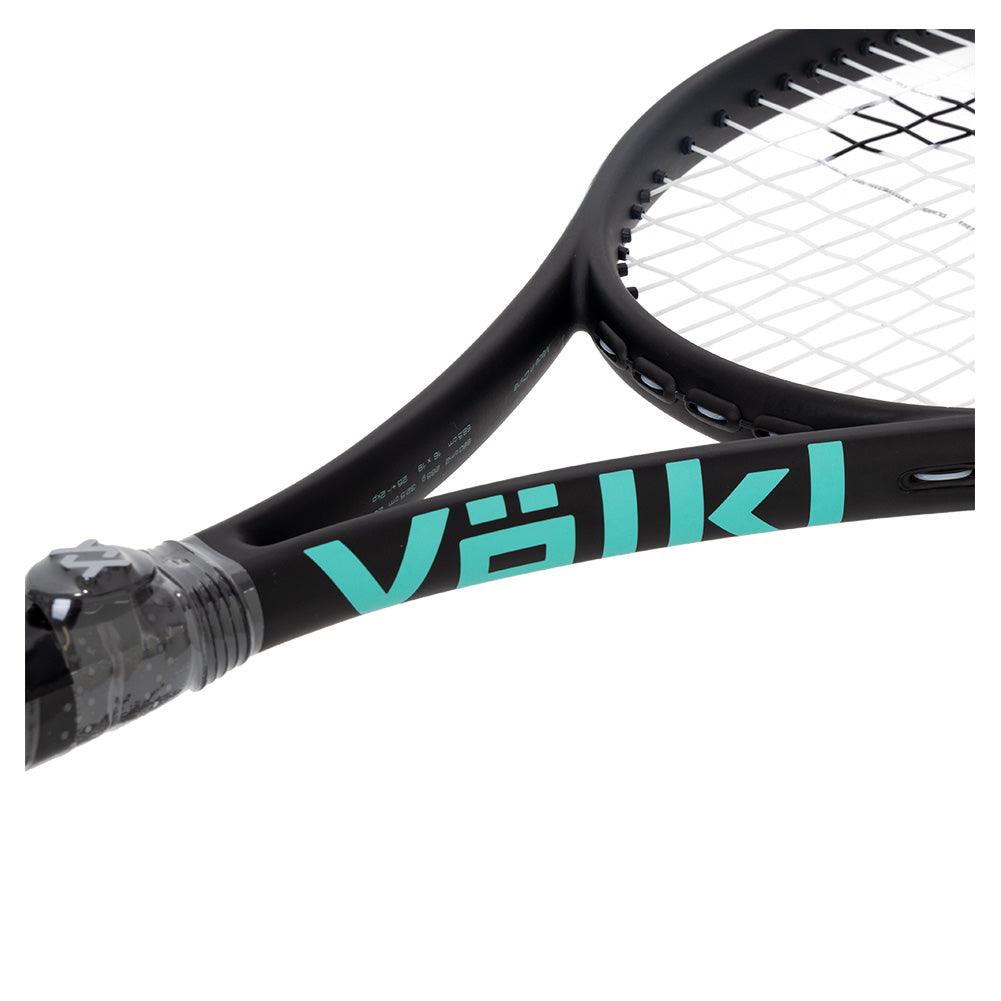 Team Speed Prestrung Tennis Racquet Black and Turquoise Racquets VOLKL
