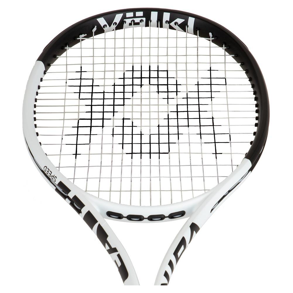 Team Speed Prestrung White and Black Tennis Racquet Racquets VOLKL 1 - 4 1/8