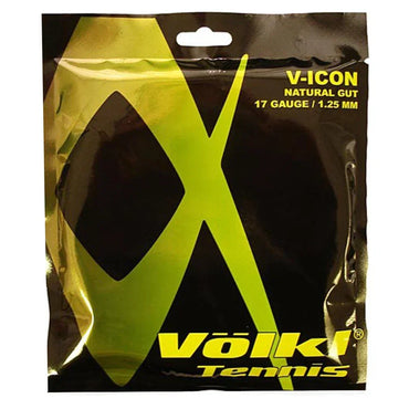 V Icon 17g Natural Gut Tennis Strings VOLKL Yellow