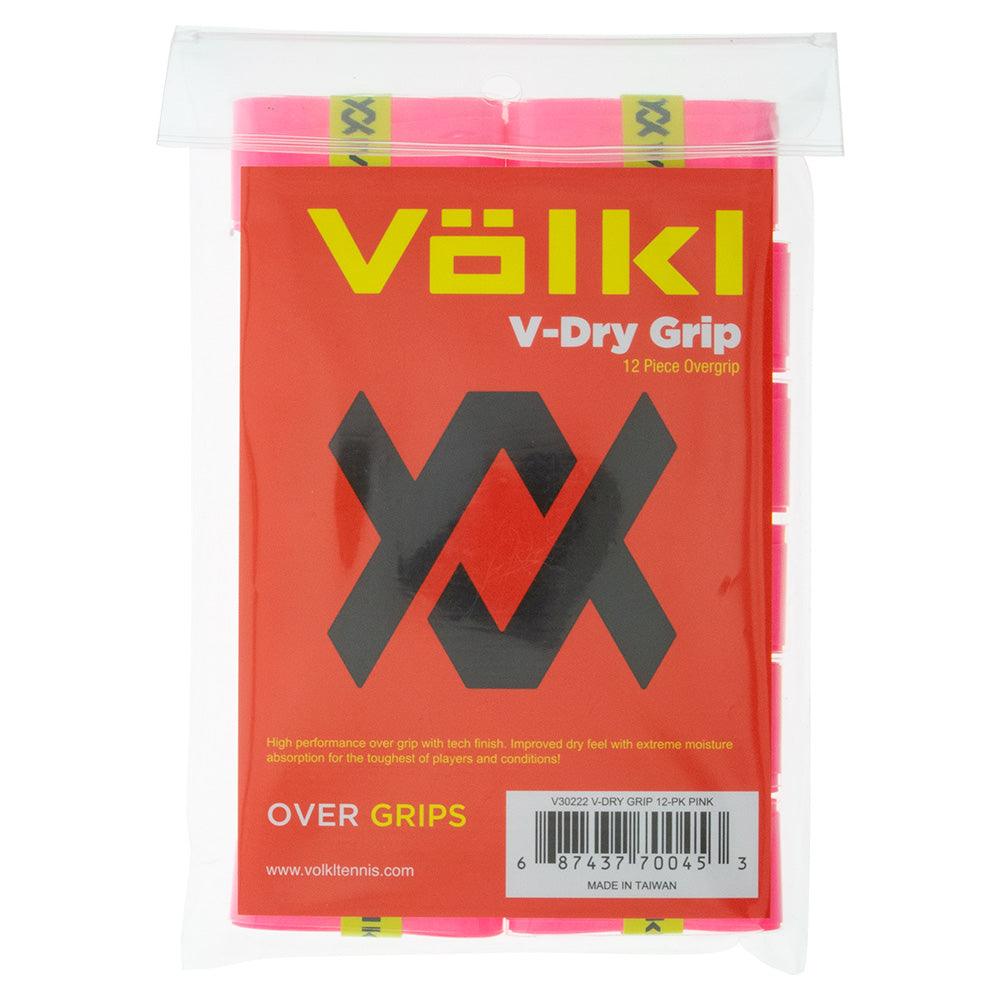 V-Dry Tennis Overgrip 12 Pack Pink Promotions VOLKL
