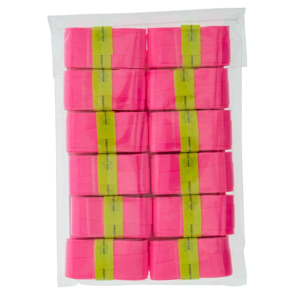 V-Dry Tennis Overgrip 12 Pack Pink Promotions VOLKL