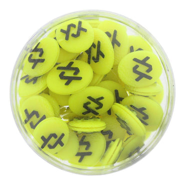 Vibrastops Tennis Dampeners 48 Piece Neon Yellow and Black Other Accessories VOLKL