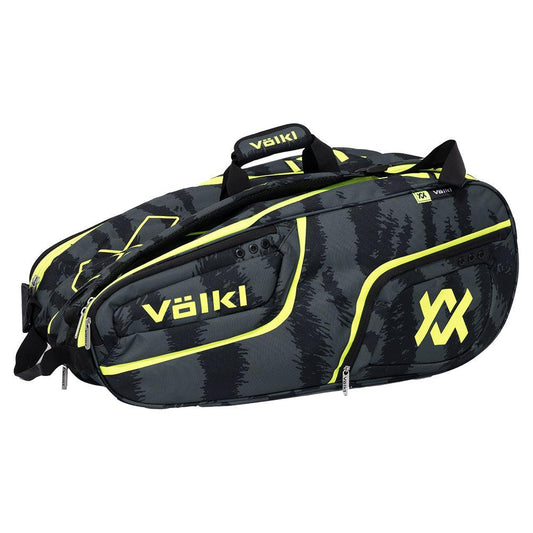 Tour Zebra Mega Tennis Bag Black and Neon Yellow BAGS VOLKL ONE_SIZE