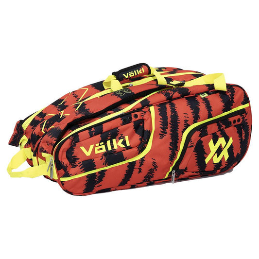 Tour Zebra Mega Tennis Bag Lava Red and Black BAGS VOLKL ONE_SIZE