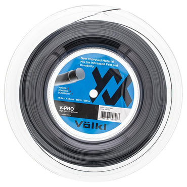 V-Pro Tennis String Reel Black Strings VOLKL 17