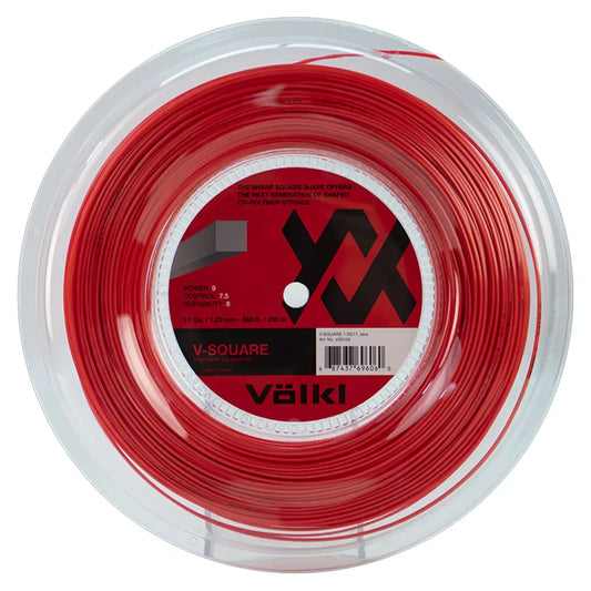 V-Square Tennis String Reel STRINGS VOLKL Lava 16