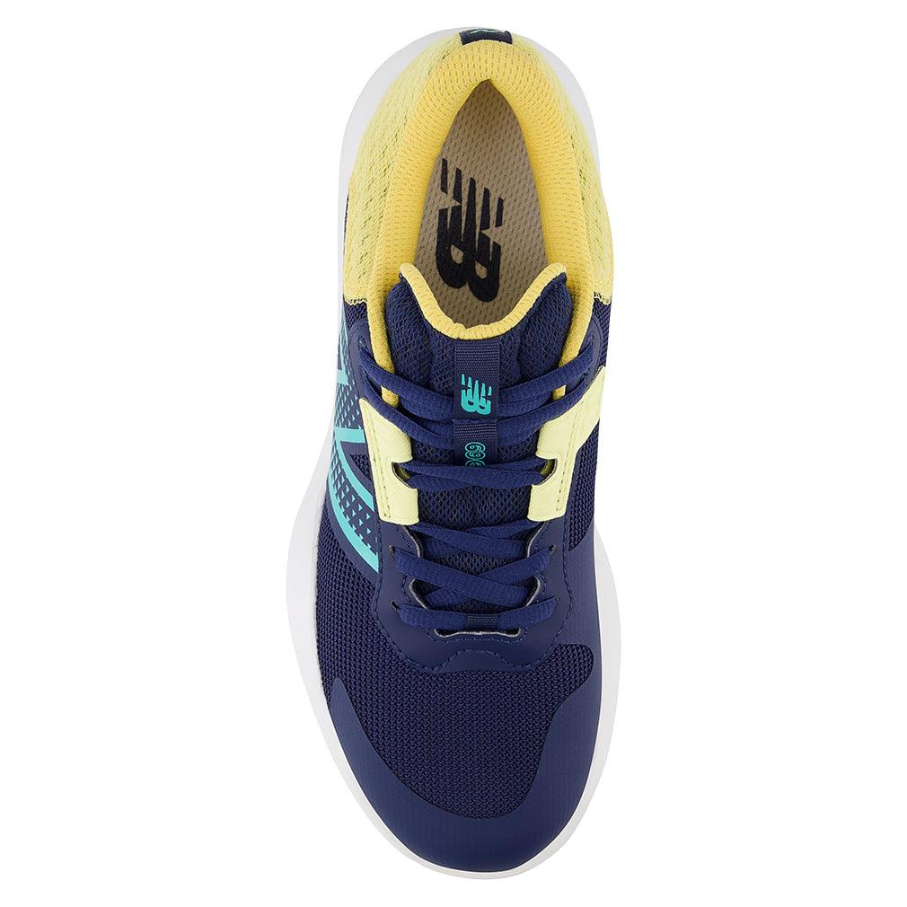 Women`s 696v6 D Width Tennis Shoes White and Cyber Jade NEW BALANCE