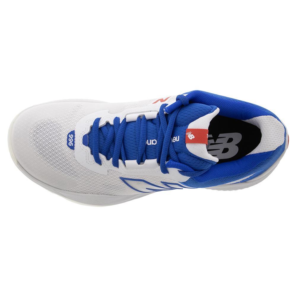 Women's FuelCell 996v6 D Width Pickleball Shoes White and Navy Womens Shoes NEW BALANCE