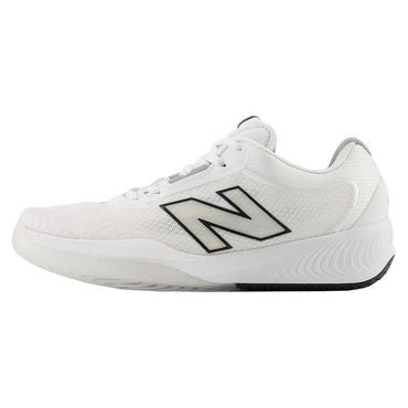 Women's FuelCell 996v6 B Width Tennis Shoes White and Black Womens Shoes NEW BALANCE