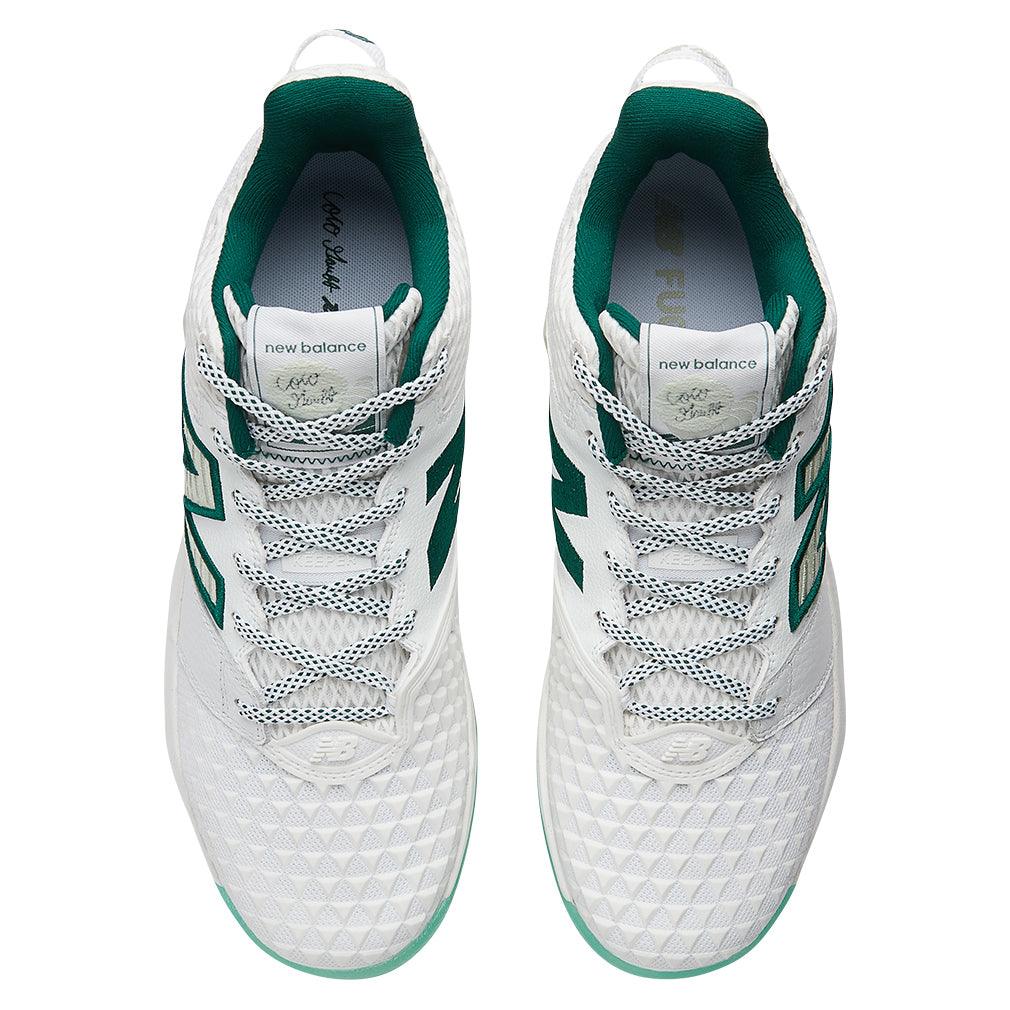 Women`s Coco CG2 D Width Tennis Shoes White and Marsh Green Shoes NEW BALANCE