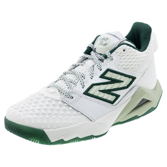 Women`s Coco CG2 B Width Tennis Shoes White and Marsh Green Shoes NEW BALANCE White 5