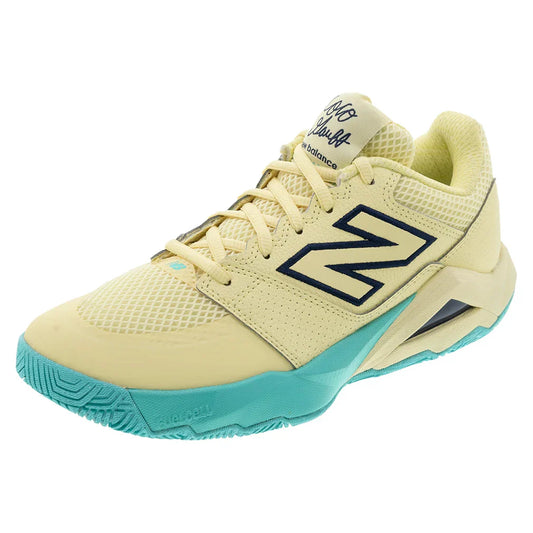Women`s FuelCell Delray B Width Tennis Shoes Parchment NEW BALANCE 5 Yellow