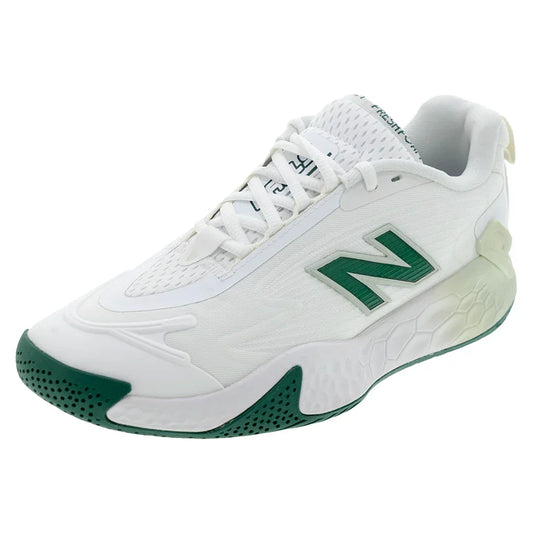 Women`s Fresh Foam X CT-Rally B Width Tennis Shoes White and Marsh Green NEW BALANCE White 5