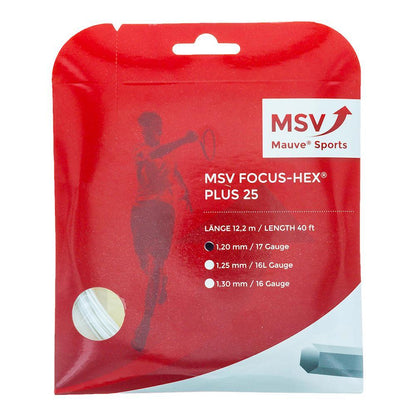 Focus Hex Plus 25 Tennis String Strings MAUVE SPORTS