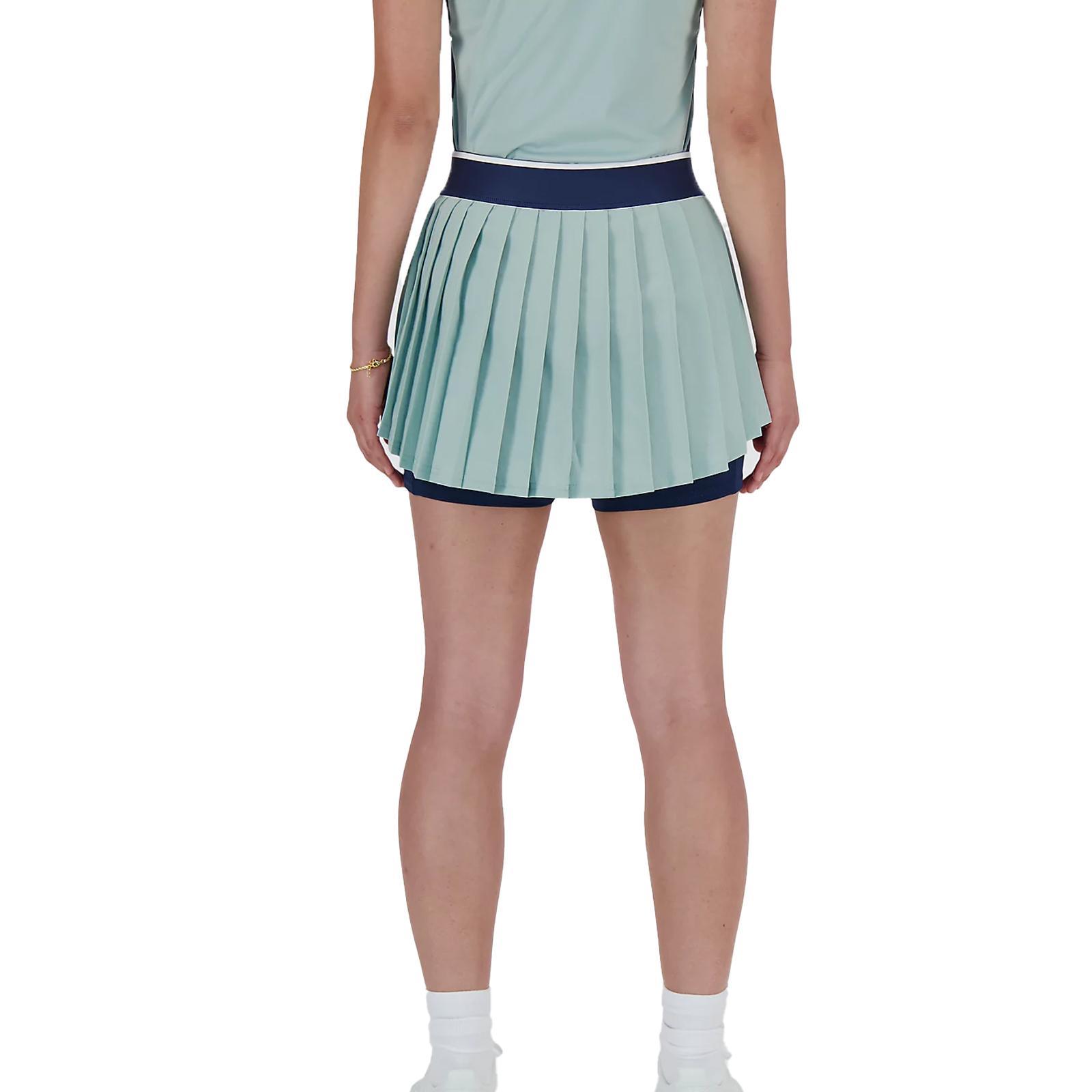 Women's Novelty Pleated Tennis Skort Salt Marsh Womens Apparel NEW BALANCE