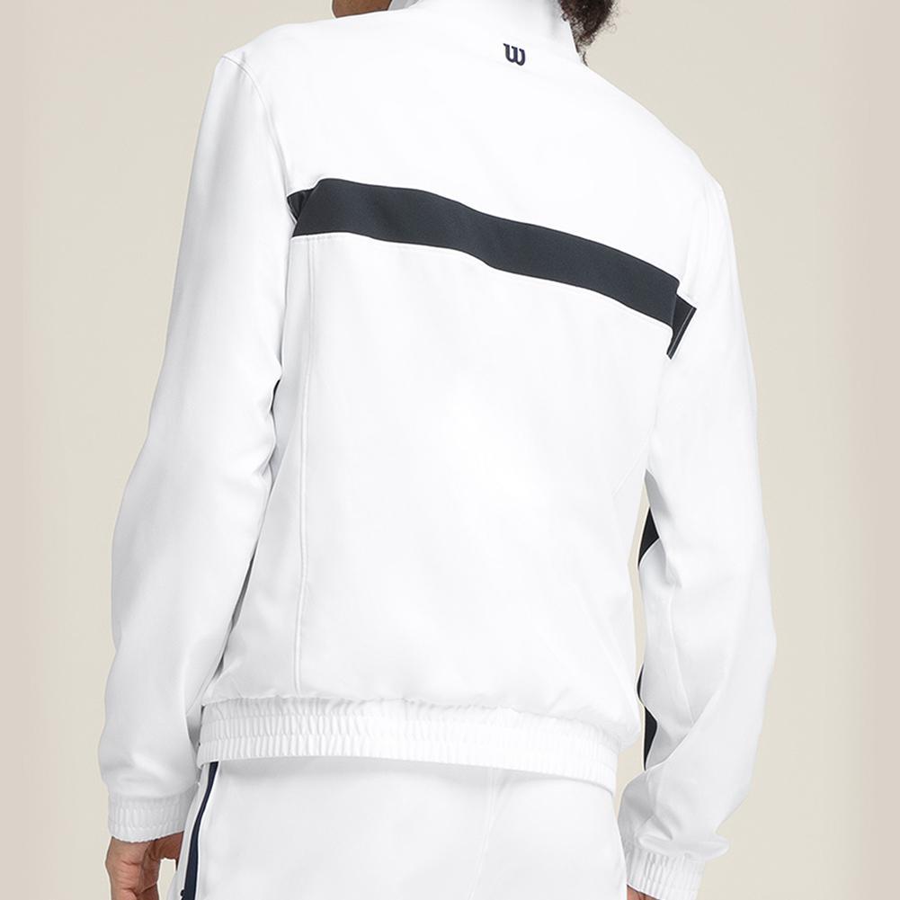 Men's Grand Slam Tennis Jacket Bright White Outerwear WILSON M