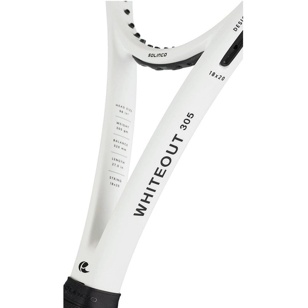 Whiteout 305 18x20 Tennis Racquet Tournament Gear SOLINCO