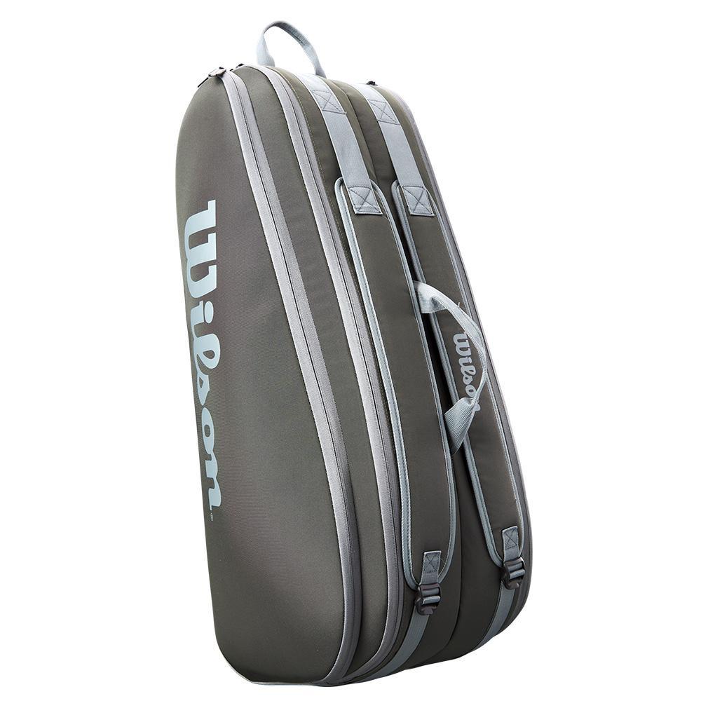 Tour 6 Pack Tennis Racquet Bag Dark Green Gifts WILSON