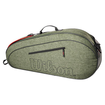 Team 3 Pack Tennis Racquet Bag Heather Green Bags WILSON
