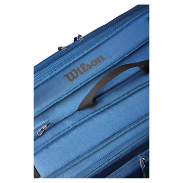 Tour Ultra 12 Pack Tennis Racquet Bag Blue Tournament Gear WILSON