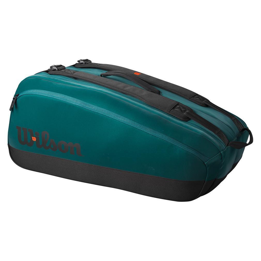 Blade Super Tour 9 pack V9 Tennis Bag Green Tournament Gear WILSON