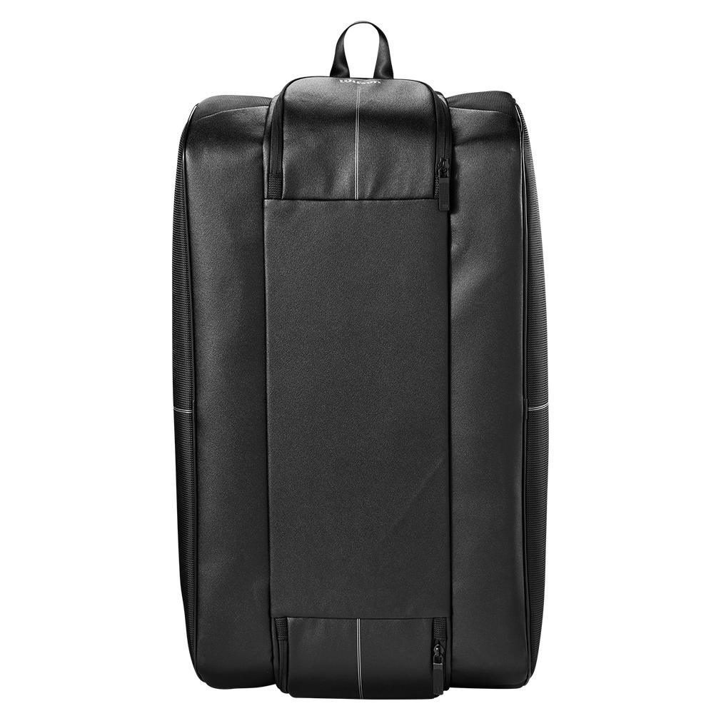 RF Tournament 15pk Tennis Racquet Bag Black SHOP BY PLAYER WILSON