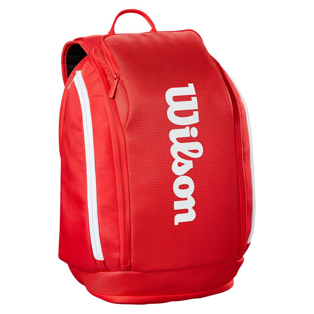Super Tour 2025 Tennis Backpack Red BAGS WILSON ONE_SIZE