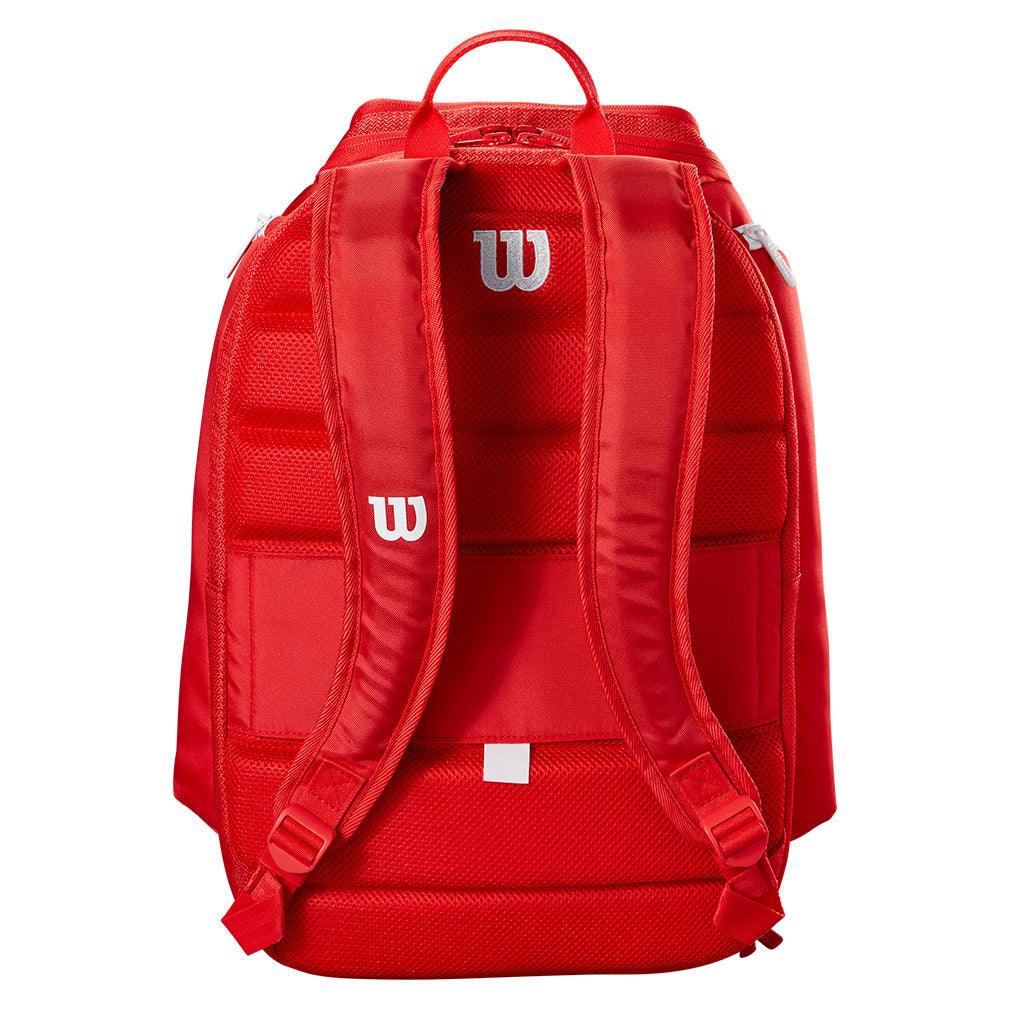 Super Tour 2025 Tennis Backpack Red BAGS WILSON