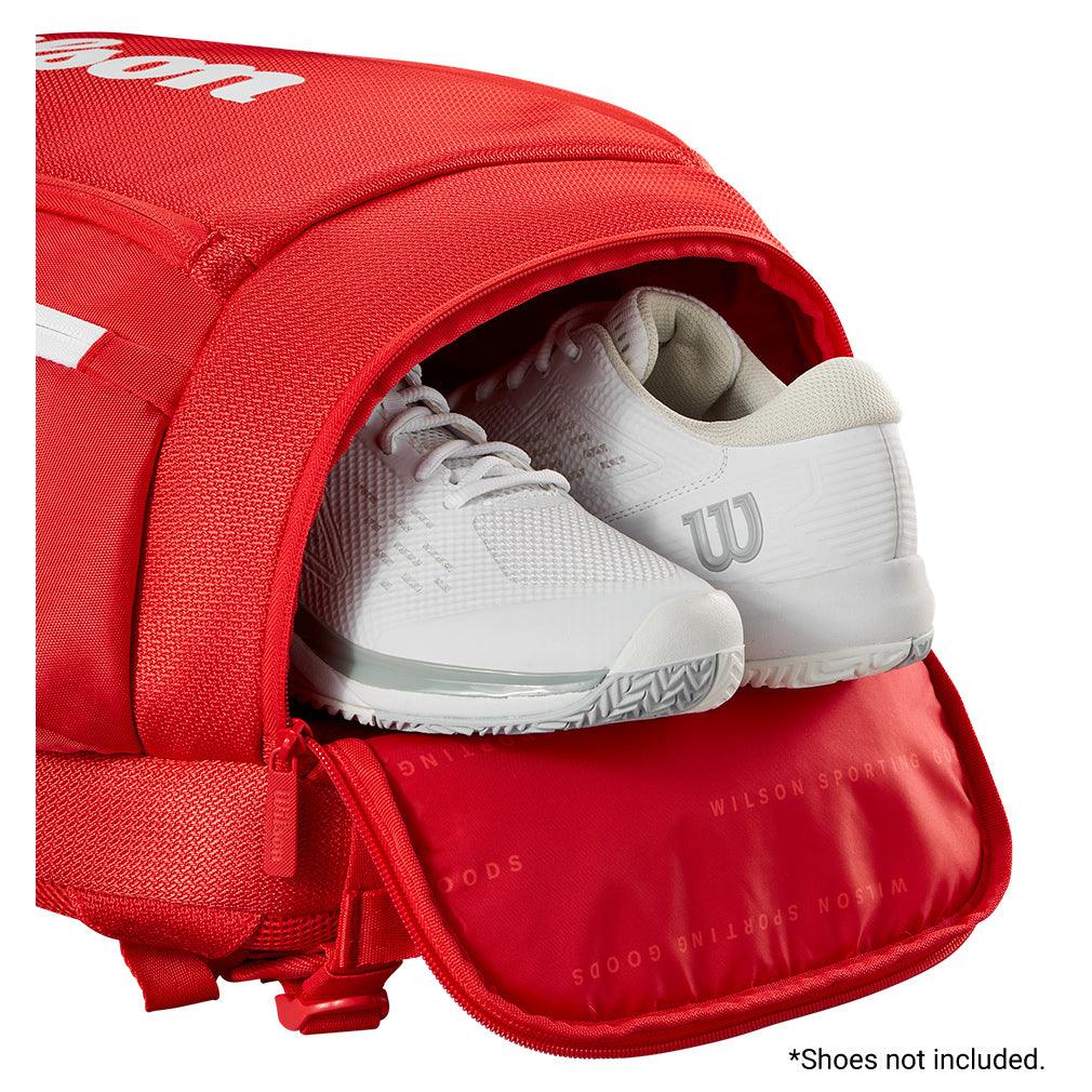 Super Tour 2025 Tennis Backpack Red BAGS WILSON