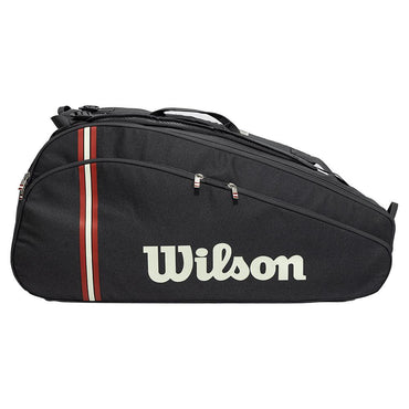 Tour 12 Pack Tennis Racquet Bag Black WILSON