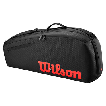 Clash V3 3 Pack Tennis Racquet Bag Black and Infrared WILSON