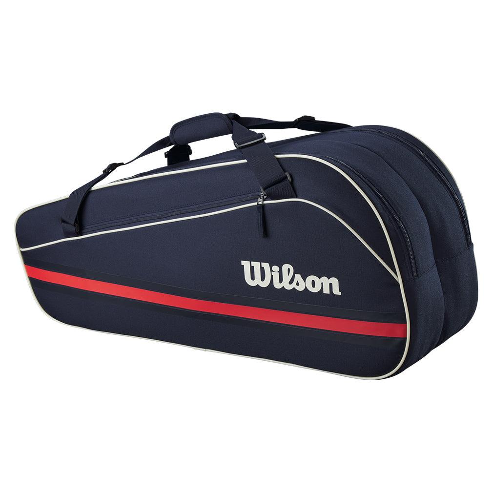 6 Pack Team Tennis Racquet Bag Navy WILSON