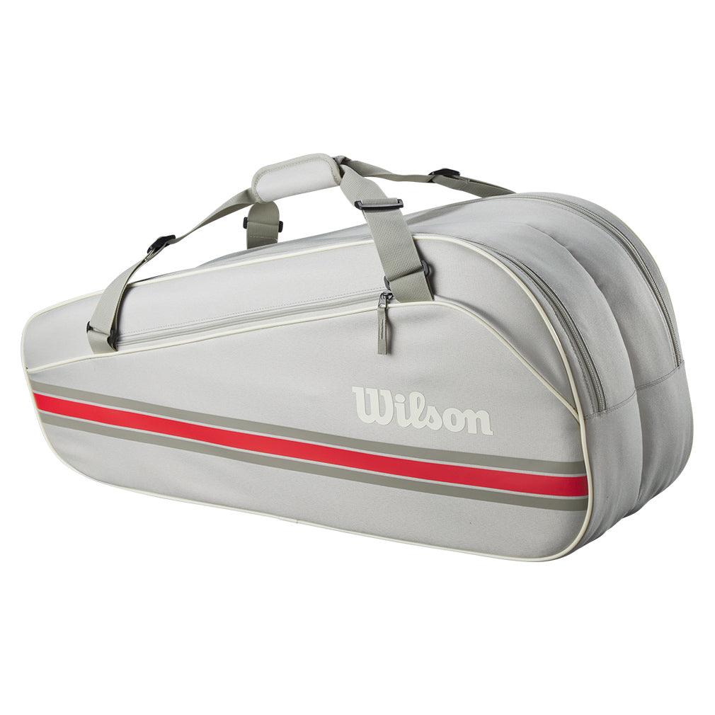 6 Pack Team Tennis Racquet Bag Oats WILSON