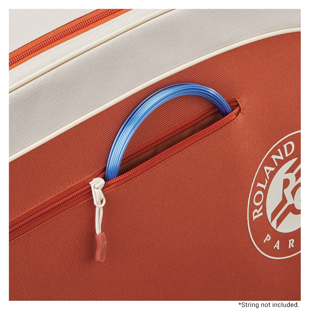 Team 6 Pack Roland Garros 2025 Tennis Bag Cream and Clay WILSON
