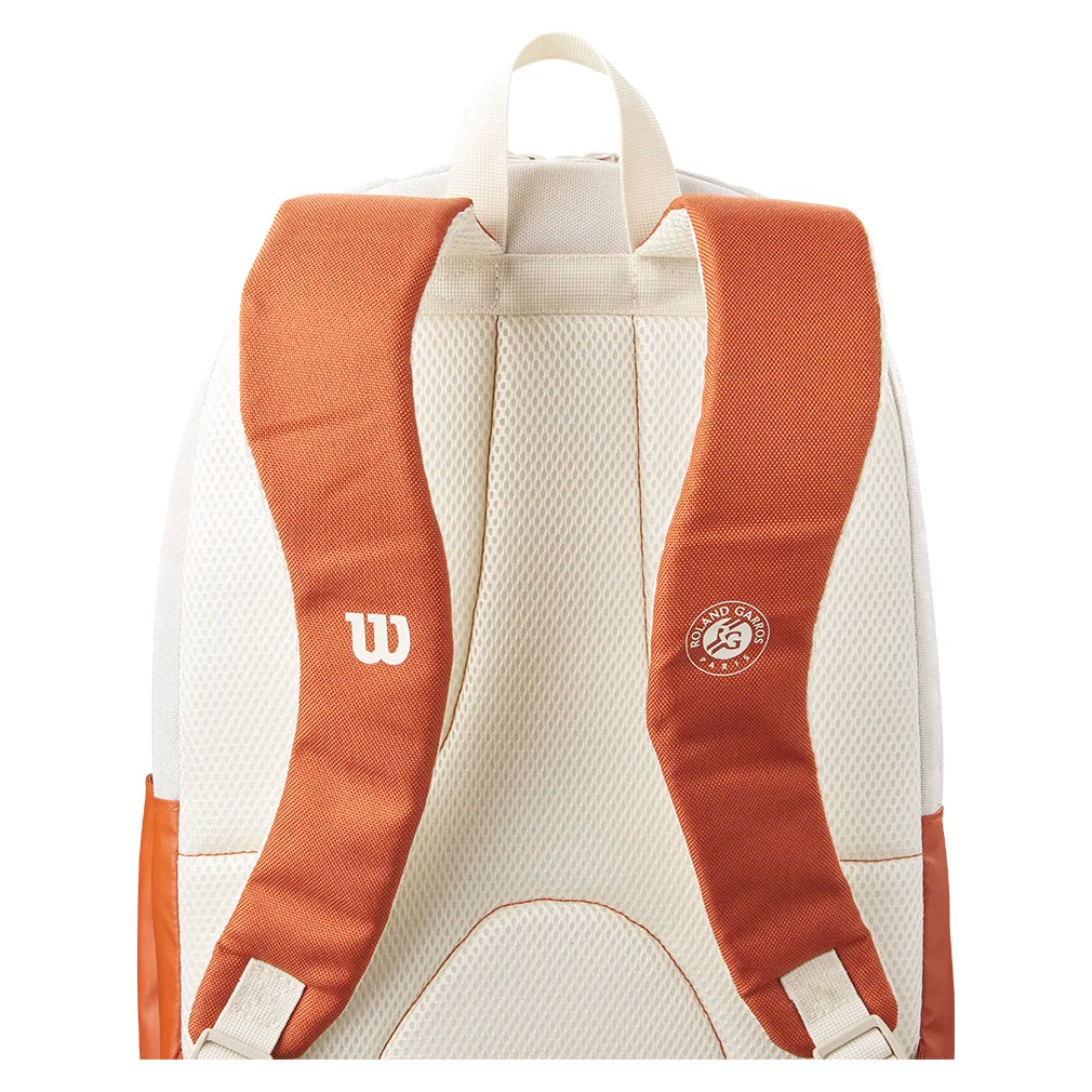 Team Roland Garros 2025 Tennis Backpack Cream and Clay WILSON