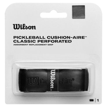 Classic Perforated Pickleball Replacement Grip Black PICKLEBALL GRIPS WILSON