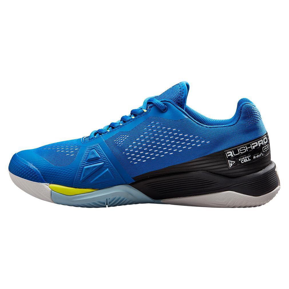 Men's Rush Pro 4.0 Tennis Shoes Lapis and Black Shop By Player WILSON 11