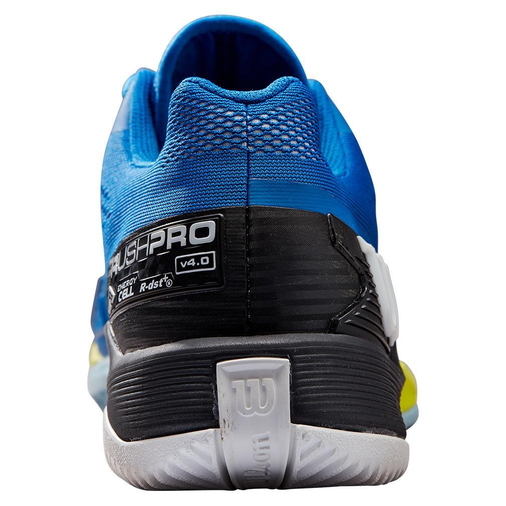 Men's Rush Pro 4.0 Tennis Shoes Lapis and Black Shop By Player WILSON 12.5