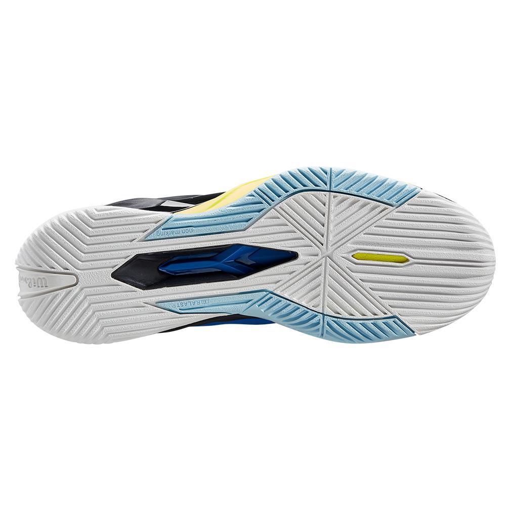 Men's Rush Pro 4.0 Tennis Shoes Lapis and Black Shop By Player WILSON 10.5