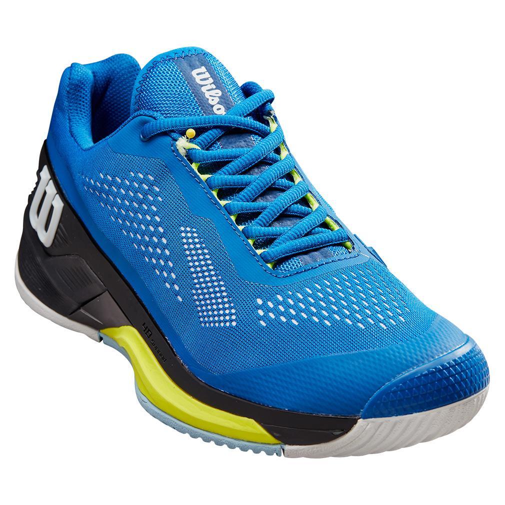 Men's Rush Pro 4.0 Tennis Shoes Lapis and Black Shop By Player WILSON 10