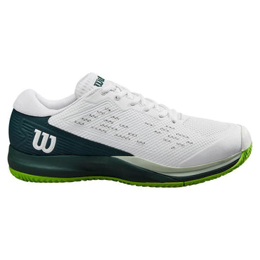 Men's Rush Pro Ace Wide Tennis Shoes White and Ponderosa Top Tennis Shoes WILSON