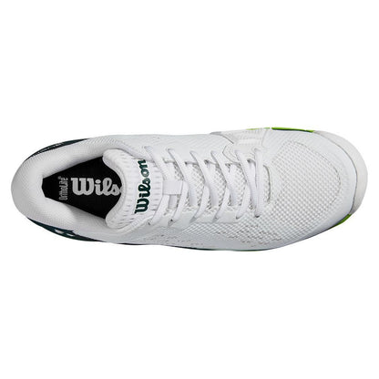Men's Rush Pro Ace Wide Tennis Shoes White and Ponderosa Top Tennis Shoes WILSON