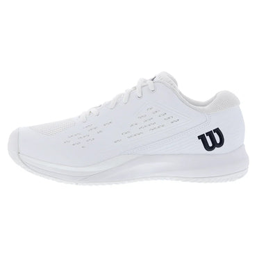 Men's Rush Pro Ace Wide Tennis Shoes White and Black Top Tennis Shoes WILSON