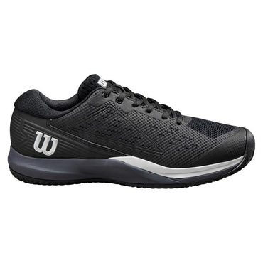 Men's Rush Pro Ace Wide Tennis Shoes Black and Ombre Blue Top Tennis Shoes WILSON