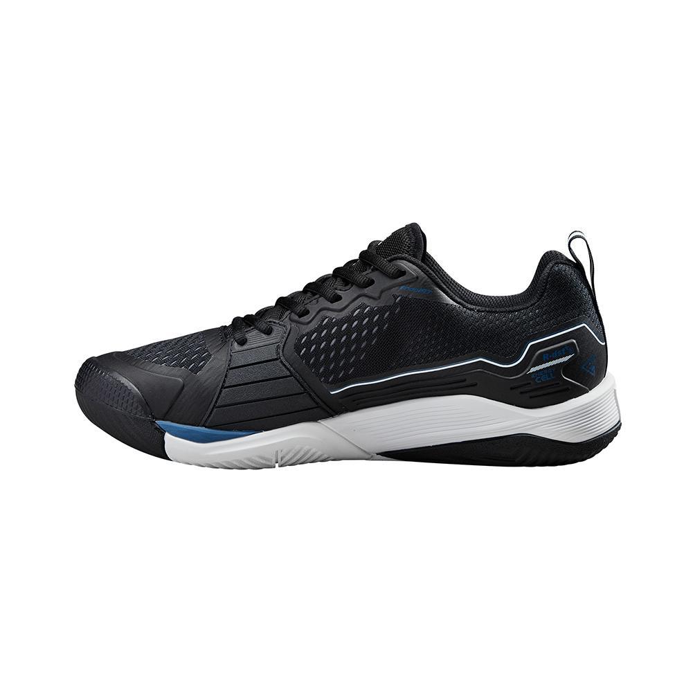 Men's Rush Pro 4.5 Tennis Shoes Black and Ensign Blue Top Tennis Shoes WILSON