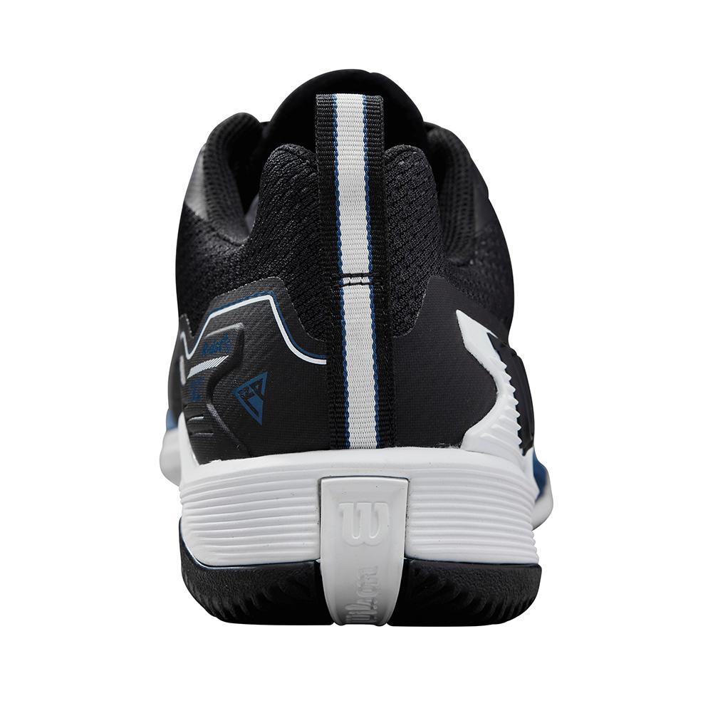 Men's Rush Pro 4.5 Tennis Shoes Black and Ensign Blue Top Tennis Shoes WILSON
