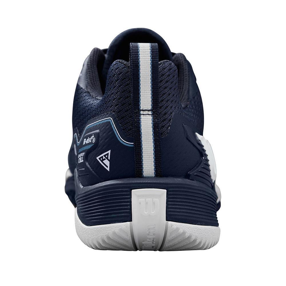 Men's Rush Pro 4.5 Tennis Shoes Navy and White Top Tennis Shoes WILSON