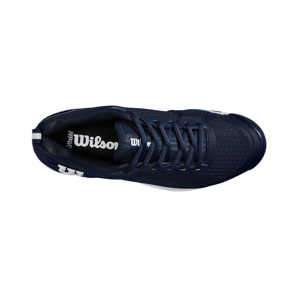 Men's Rush Pro 4.5 Tennis Shoes Navy and White Top Tennis Shoes WILSON